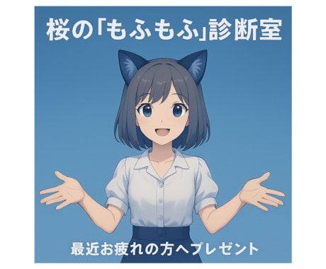 桜の「もふもふ診断室」をします あなたを動物に例えると？そんなキャッチーな視点で強みを分析 イメージ2