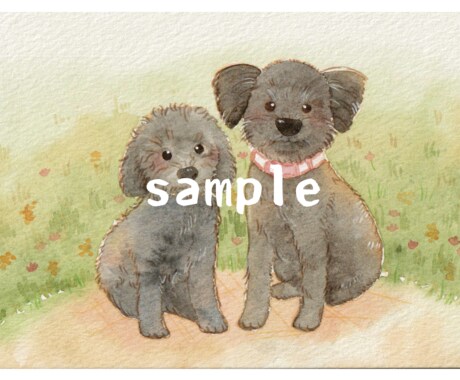水彩タッチで温かみのある似顔絵お描きします プレゼントや記念日などにいかがでしょうか？ イメージ2