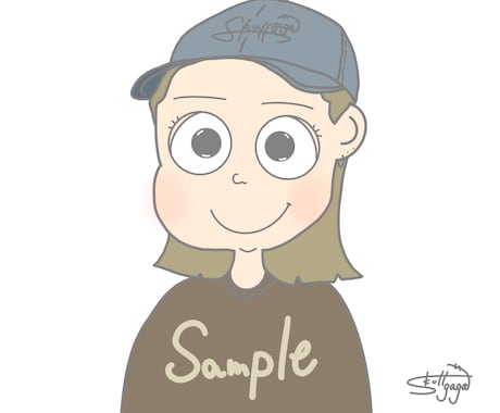 アイコン用イラストや似顔絵を描かせていただきます SNS用アイコンを作りたい、写真をイラストにしたい方へ！！★ イメージ2