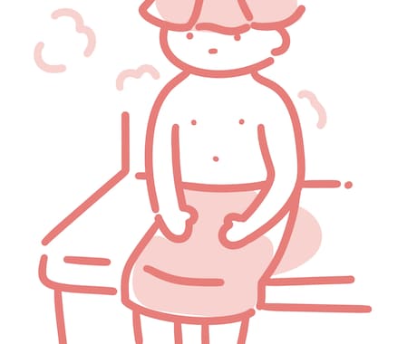 ゆるかわシンプルな線画イラストお描きします 何度でも修正！SNSアイコンや名刺・ブログなどの挿絵に◎ イメージ2