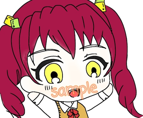 商用利用可！オリキャラ、ちびキャラで可愛く描きます SNSのアイコン、配信アプリでの返礼品として！ イメージ1