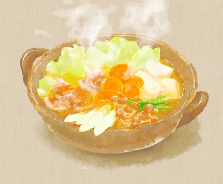 食べ物のイラストを描きます メニューデザインにも、CDジャケットにも。 イメージ1