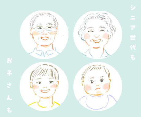 ふんわりタッチの似顔絵描きます SNSアイコンやプレゼントにご利用ください イメージ2