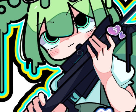 キャラ制作から！イラストをデフォルメで描きます 【実績積む為にセール中です！】様々な用途に対応してます！ イメージ2