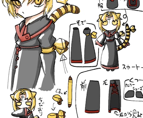 キャラクター、一緒に作ります イメージ1