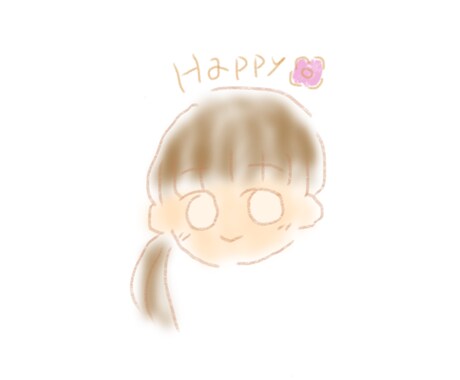 ゆるい女の子のイラストを描きます ゆる〜くほっこりする似顔絵的なものを提供できたらと思います。 イメージ1
