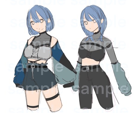 あなただけのVTuberモデル作ります 一緒に悩みながら納得のいく素敵なアバターを作りましょう！ෆ‪ イメージ2