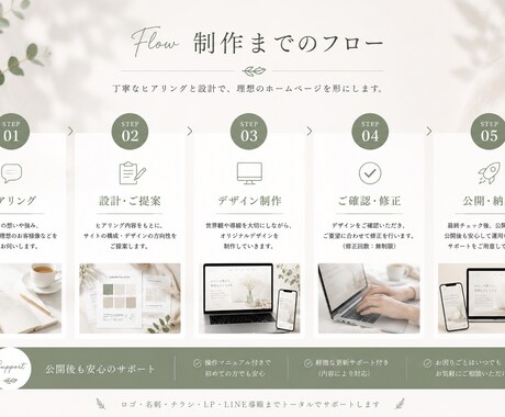 美容専門デザイナーが魅せるホームページを制作します 実績多数！ご自身で更新可！サロンの魅力が詰まったホームページ イメージ2