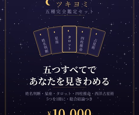 5種セットで1冊に 完全鑑定書を作ります 単品5つを1冊に 総合結論つき イメージ1