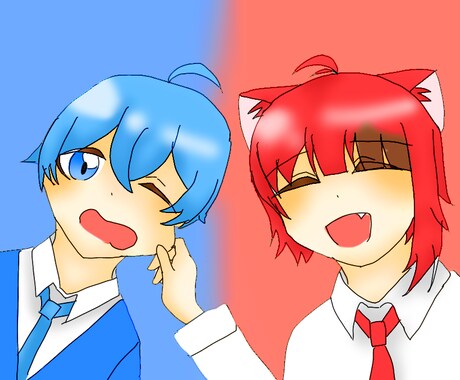 色塗りとイラストをさせていただきます 色塗り歴は7年ぐらいです。影までしっかりつけさせて頂きます イメージ1