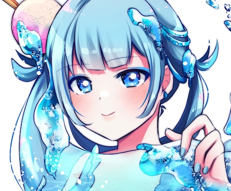 イラスト描きます キラキラした可愛い女の子描きます！ イメージ1