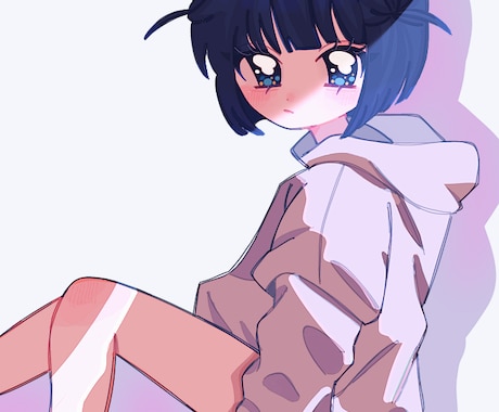 歌ってみたのイラスト描きます 曲に合う雰囲気の1枚をあなたに！ イメージ1