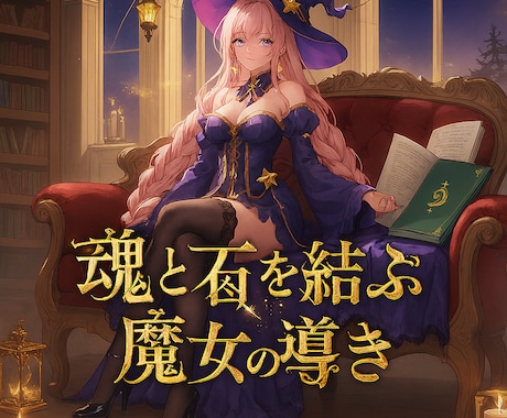 魂と響き合う“あなたの石”を魔女が選びます ♡あなたの魂と石を結ぶ魔女の導き♡ イメージ1