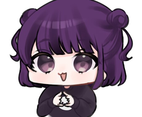 ふわふわなかわいいアイコンお描きします 柔らかなタッチのSNS用アイコン イメージ2