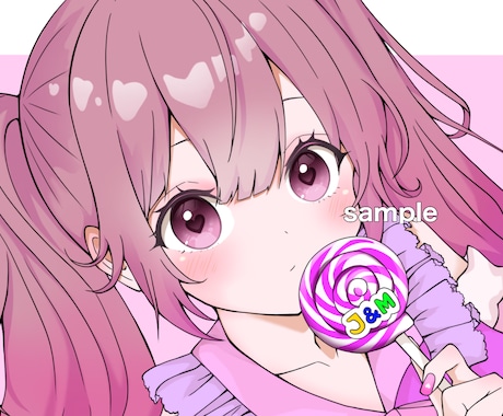 ゆるふわ×透明感！SNS用アニメ風アイコン描きます 商用利用OK！柔らかいタッチが魅力♪初めての方も安心サポート イメージ2