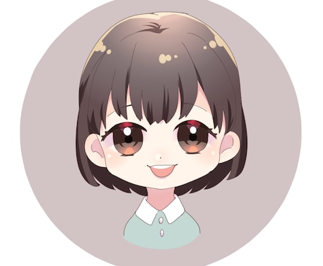 アニメ塗りで明るく華やか、かわいいイラスト描きます SNSやブログなどで、他より目をひく色合い、イラストです！ イメージ1