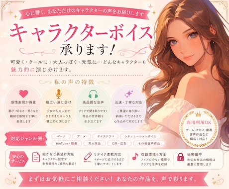 温度感のある演技、お届けします イメージ1