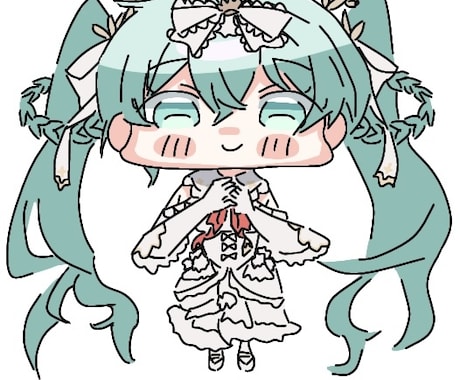デフォルメイラスト描きます 簡易的な可愛いミニキャラです。MVの1部等にお使いください。 イメージ2