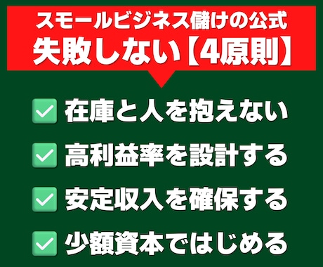 ひとり起業・小さな会社の成長ロードマップを描きます 失敗しない【4原則】と「12の成功方程式」から儲けを最適化！ イメージ2