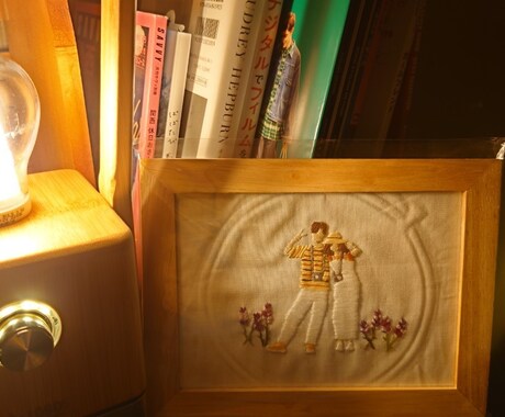 お気に入りの写真やイラストを刺繍します 大好きなあの場面を持ち歩こう! イメージ1