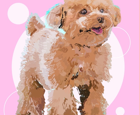 うちの子・ペットの似顔絵お描きします 8/31までの特別価格です！多頭飼い様も是非☆ イメージ1
