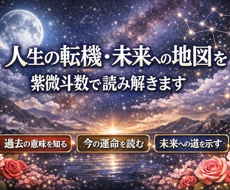 東方占星術｜あなたの結婚・仕事運を徹底鑑定ます 人生の光るところと時を見つけて！ イメージ1
