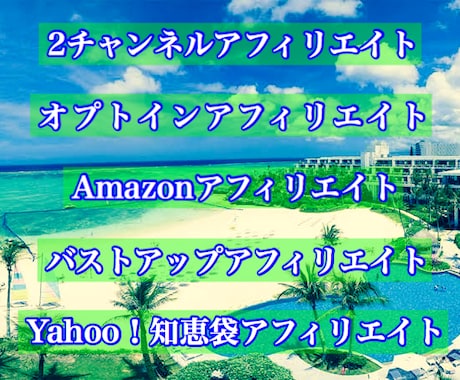 其の1 10種のアフィリエイトマニュアル提供します 脱サラしたい方、スキマ時間にアフィリエイトで稼ぎたい方へ イメージ2