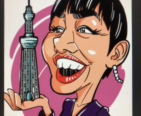 ポップな似顔絵描きます 記念日やプレゼント、名刺等にご利用頂ける似顔絵です。 イメージ2