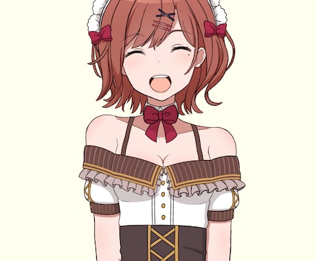 キャラクターのイラストを描きます 一枚絵/アイコン/ヘッダーなど。まずはお気軽にご相談下さい！ イメージ1