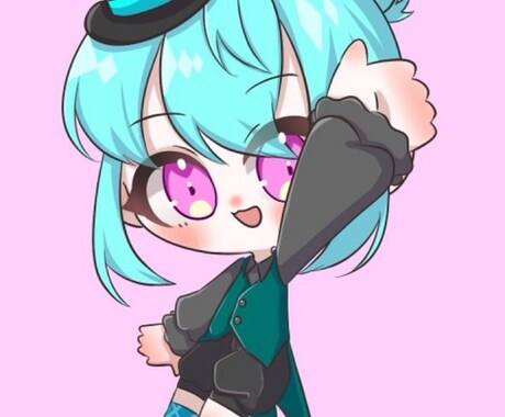 もちもちで可愛い！ミニキャライラストを描きます あなただけのモチかわキャラクターを！ イメージ2