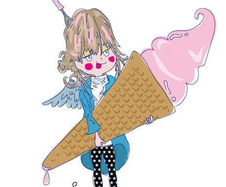 あなたをPOPなキャラに仕上げます 他とは違う個性的な似顔絵を表現します。 イメージ1