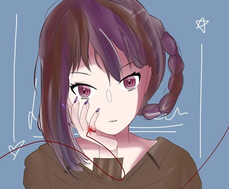 1キャラ1000円！アイコンやイラスト承ります 低価格で素早くイラストをお届けします！ イメージ1