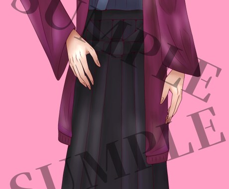 オリジナルキャラクターの立ち絵イラスト制作します 創作・IRIAM活動向けの立ち絵制作を承ります イメージ2