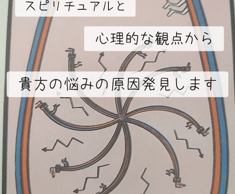 悩んでいる貴方の背中を押します 勇気が出ない貴方にスピリチュアル的な観点から人生を照らします イメージ1