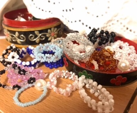 ビーズアクセ制作します ゆびさきにきらめき。手作りを纏う イメージ1