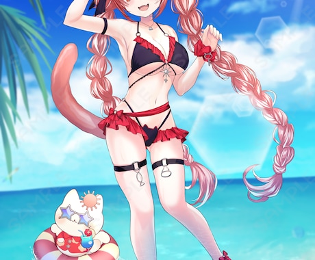 女性も男性も可！キャラクターイラストお描きします サムネイルやグッズ、立ち絵など！お気軽にご相談ください！ イメージ2