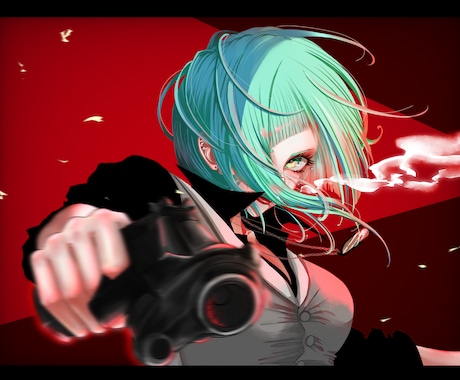 イラスト全般制作いたします 目に残る強さでインパクトある一枚を制作いたします。 イメージ1