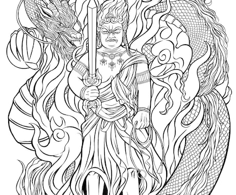 素敵な仏様・神様のイラストを描きます オリジナルの仏様・神様もつくれます！ イメージ2
