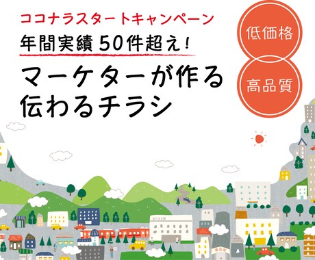 ターゲットに刺さるチラシ＆ポスター作成します ★マーケティング歴６年デザイン歴8年のプロが丁寧に作ります！ イメージ1