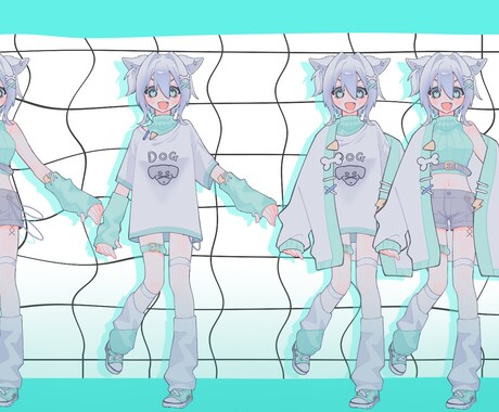 可愛いイラストを描きます アニメ塗りでかわいいイラストを求めてる方へ イメージ2