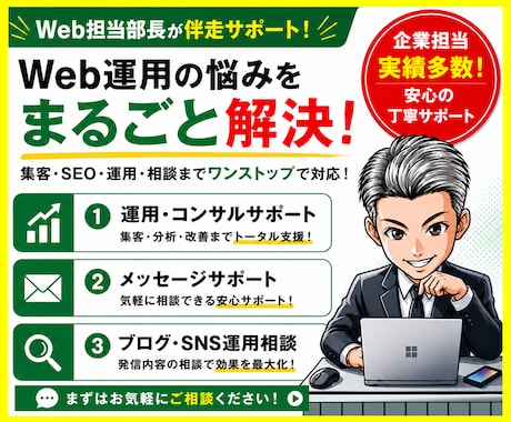 WordPressの改善・HPの運用サポートします イメージ1
