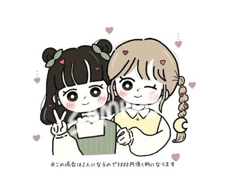イラスト・アイコンお描き致します SNSなどのアイコンなど様々な場面でお使い頂けます！ イメージ2