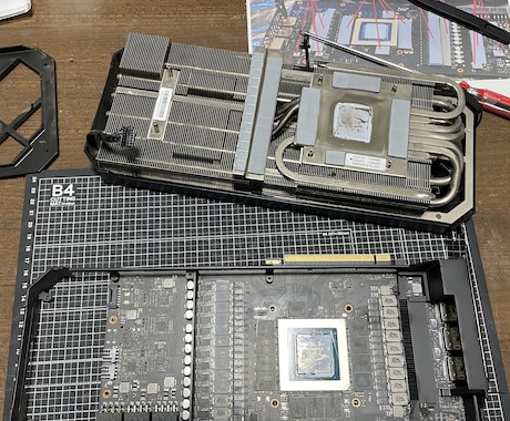 GPU.グリス、サーマルパッド交換します 温度が気になるグラボのメンテナンス作業を行います。 イメージ2