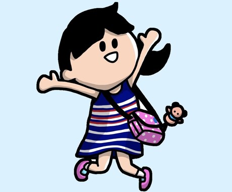 かわいいイラスト迅速作成！人物画メインで作成します SNSアイコンにピッタリの「あなた」を描きます。ペットも！ イメージ1