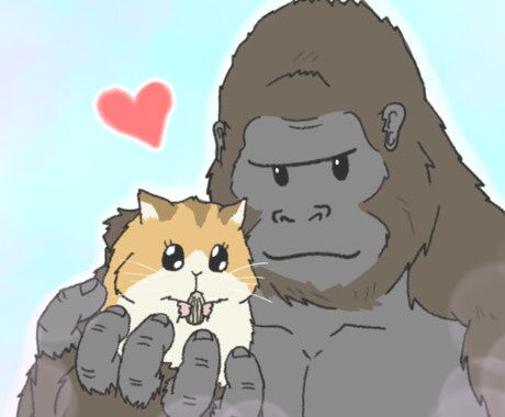 練習価格1,500円～！アイコンイラスト描きます ふわっと優しいタッチで可愛い表情のキャラクターを描きます！ イメージ2