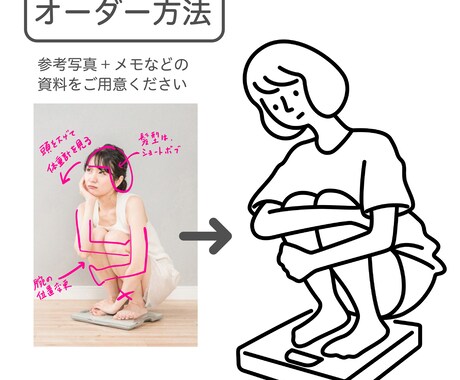 シンプルな線画イラスト描きます シングルラインパスで描画。EPS / AI でも納品可です！ イメージ1
