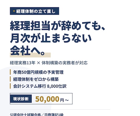 属人化した経理を引き継ぎ月次決算を立て直します 担当者の退職でお困りの方へ｜経理13年の実務者が対応 イメージ1