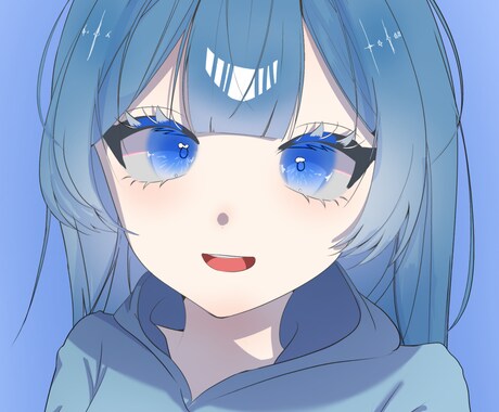 キラキラした可愛い女の子描きます ネットプリントサイズのイラスト描きます イメージ2