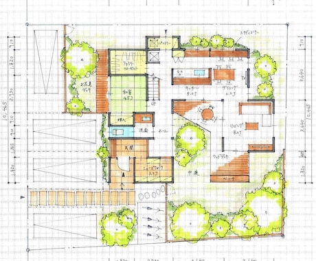 一級建築士が手描きで間取りをご提案いたします 住宅設計の経験豊富な一級建築士が、暮らす視点でプランニング！ イメージ2