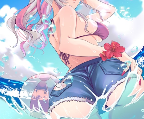心を心を込めて素敵な一枚お描きします 可愛くかっこよくキャラクターの魅力を出します イメージ2